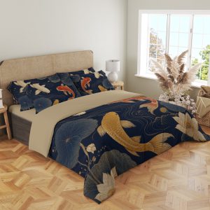 Lotus Current Koi Bedding Set - Image 4