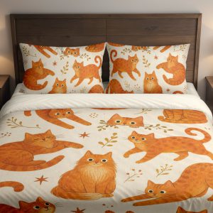 Marmalade Cat Parade Bedding Set