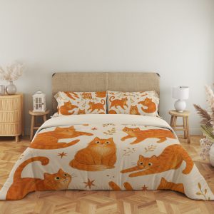 Marmalade Cat Parade Bedding Set - Image 5
