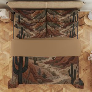 Moonlit Desert Canyon Bedding Set - Image 3