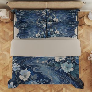 Moonlit Indigo Blossom Current Bedding Set - Image 3