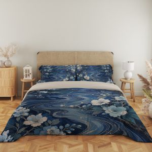 Moonlit Indigo Blossom Current Bedding Set - Image 5