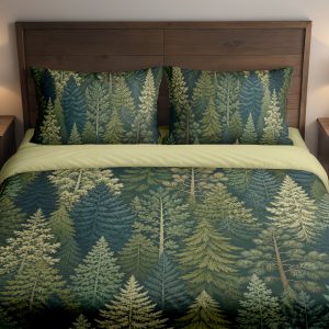 Mosswood Pine Mosaic Bedding Set
