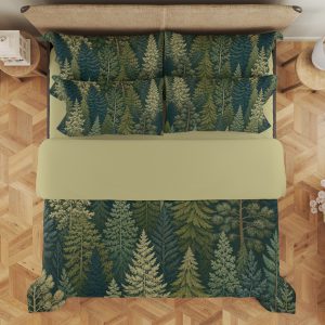 Mosswood Pine Mosaic Bedding Set - Image 3