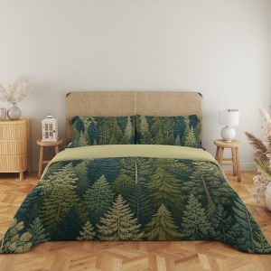Mosswood Pine Mosaic Bedding Set - Image 5