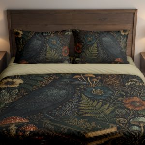 Nocturne Apothecary Raven Garden Bedding Set