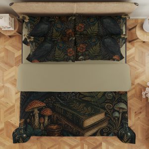 Nocturne Apothecary Raven Garden Bedding Set - Image 3