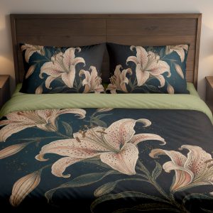 Nocturne Lily Sweep Bedding Set