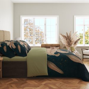 Alternative view of Nocturne Lily Sweep Bedding Set