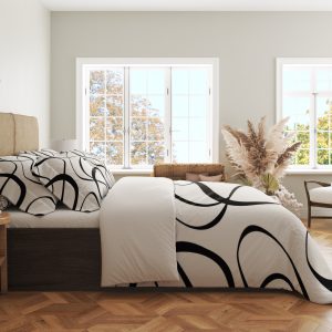 Alternative view of Noir Loopwork Rhapsody Bedding Set