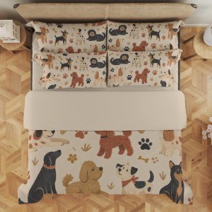 Oatmeal Dog Scatter Bedding Set - Image 3