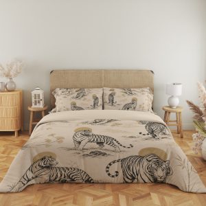Oatmeal Tiger Halo Parade Bedding Set - Image 5