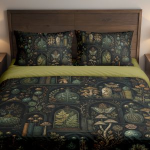 Obsidian Curio Cabinet Botanica Bedding Set