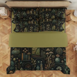 Obsidian Curio Cabinet Botanica Bedding Set - Image 3