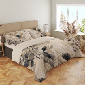Parchment Noir Anemone Bedding Set - Image 4