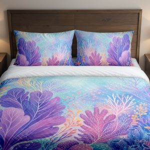 Pastel Coral Daydream Bedding Set