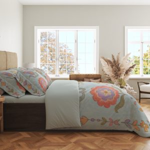 Alternative view of Pastel Folk Bloom Bedding Set