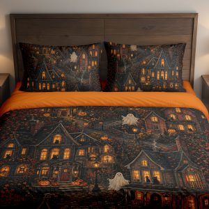 Pumpkin Lantern Hollow Bedding Set