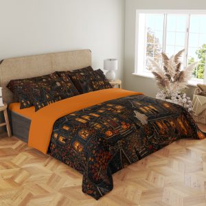Pumpkin Lantern Hollow Bedding Set - Image 4