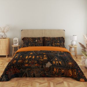 Pumpkin Lantern Hollow Bedding Set - Image 5