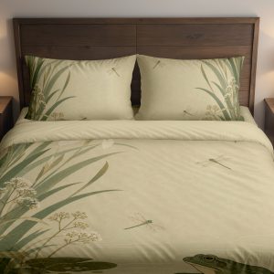 Quiet Iris Frog Bedding Set