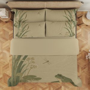 Quiet Iris Frog Bedding Set - Image 3
