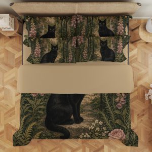 Rosegate Black Cat Bedding Set - Image 3