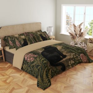 Rosegate Black Cat Bedding Set - Image 4