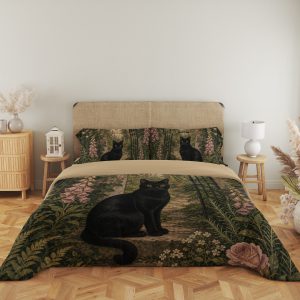 Rosegate Black Cat Bedding Set - Image 5