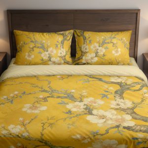 Saffron Blossom Canopy Bedding Set