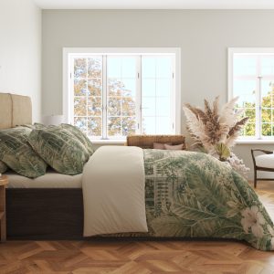 Alternative view of Sage Palm Veranda Passage Bedding Set