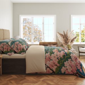 Alternative view of Sakura Fuji River Festival Bedding Set