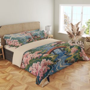 Sakura Fuji River Festival Bedding Set - Image 4