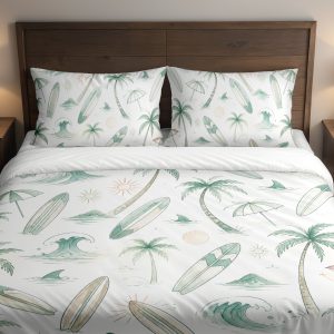 Seafoam Longboard Island Drift Bedding Set
