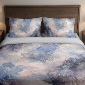Slate Blush Glacial Reverie Bedding Set