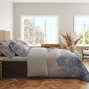 Alternative view of Slate Blush Glacial Reverie Bedding Set