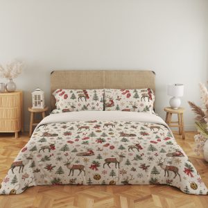 Snowbound Reindeer Lodge Bedding Set - Image 5
