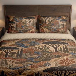 Umber Garden Silhouette Chronicle Bedding Set