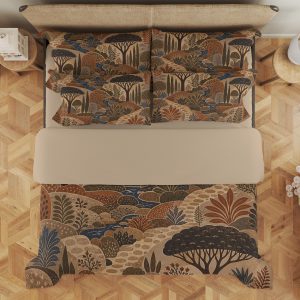 Umber Garden Silhouette Chronicle Bedding Set - Image 3