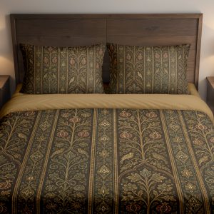 Umber Tapestry Garden Panels Bedding Set