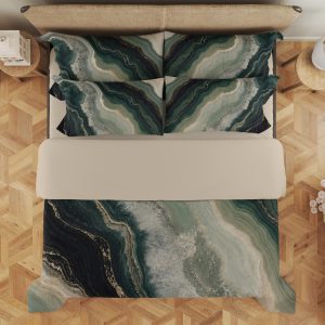 Verdant Onyx Mineral Currents Bedding Set - Image 3