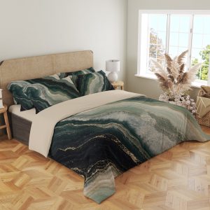 Verdant Onyx Mineral Currents Bedding Set - Image 4