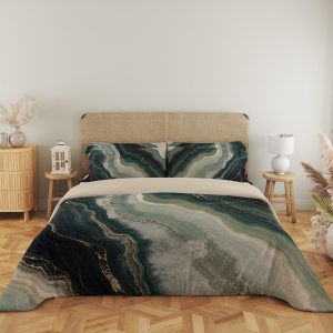 Verdant Onyx Mineral Currents Bedding Set - Image 5